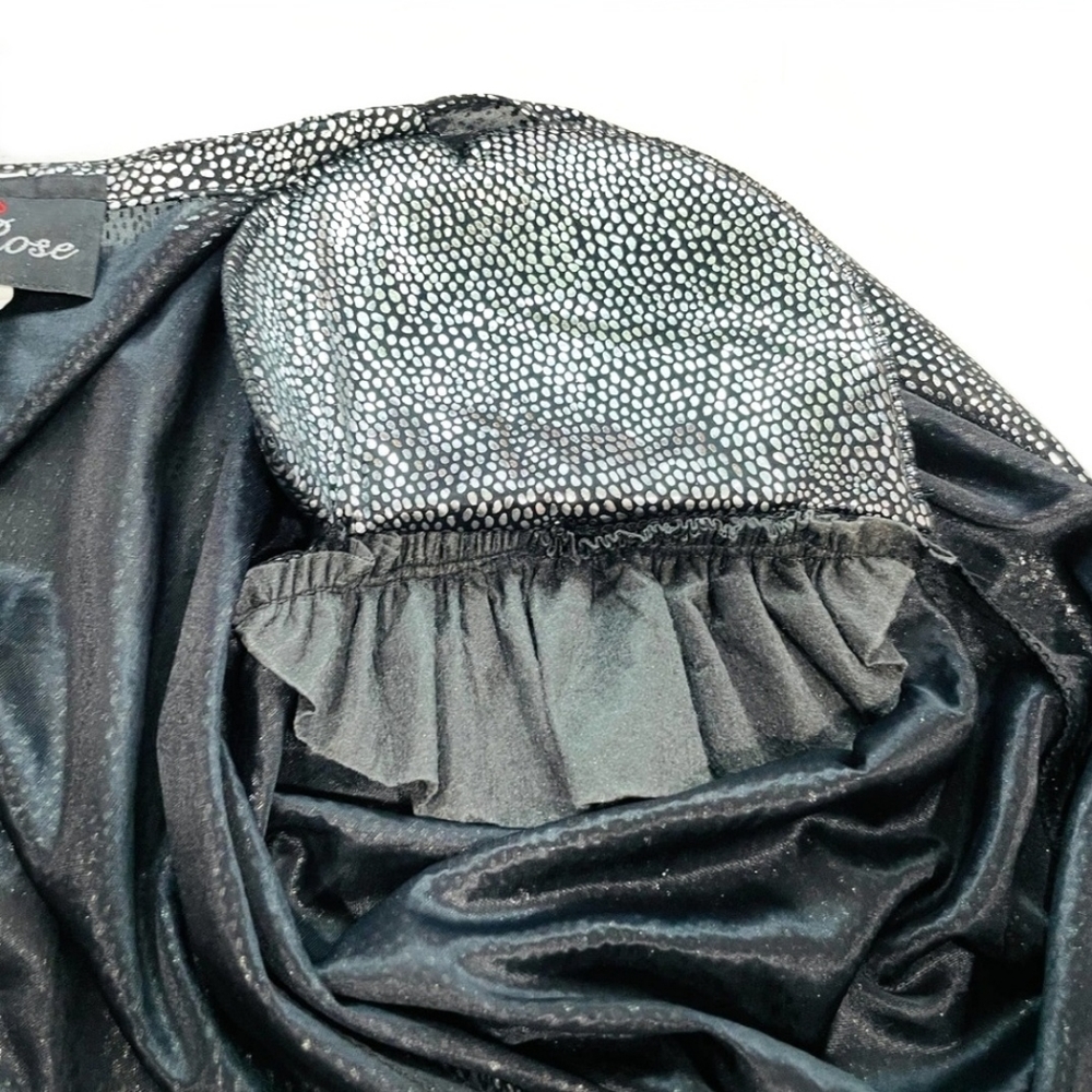 Vintage Silver Disco Blouse Bazer - Picture 6 of 8